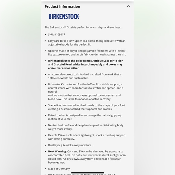 Birkenstock Gizeh size 38 - Picture 3 of 3